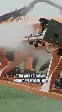 Darren talks about maintaining your spray boom to extend its life.