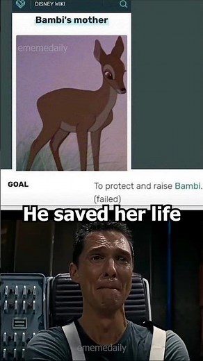 Bambi’s story hits different when you grow up 🥲🦌