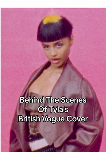 Behind the Scenes of Tyla's British Vogue Cover Shoot