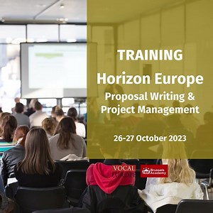 📢 TRAINING 🇪🇺 | Horizon Europe — Proposal Writing and Project Management, in cooperation with Brussels Academy 📅 26-27 October 2023 🔗 https://www.brusselsacademy.eu/trainings/training-proposal-writing-and-project-management-for-eu-horizon-europe-program-26-27-october-2023/ | Vocal Europe