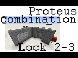 Proteus - IC 4013 - 1/4 D Flip Flop - Combo Lock Project - 2 of 3