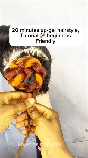 20 minutes up-gel hairstyle tutorial, beginners friendly #hairtutorial #hairstyle #viralshorts