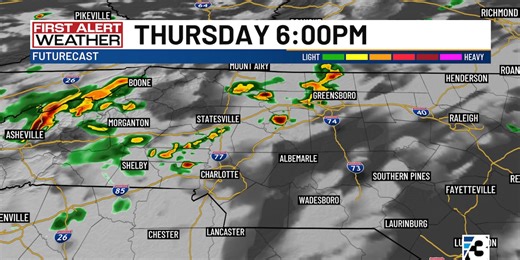 Rain chances ramping up for end of week in Charlotte metro: What to know