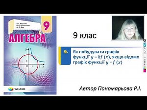 9 клас. Як побудувати графік функції y = kf (x)