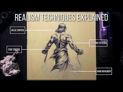 4 Essential Techniques for Black & Grey Realism (Fake Skin Tattoo Practice)