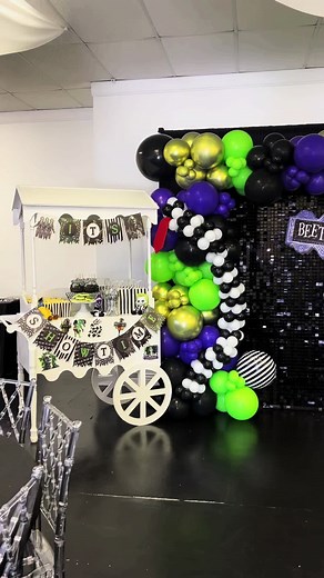 Beetlejuice 4th Birthday Party Setup & Planning