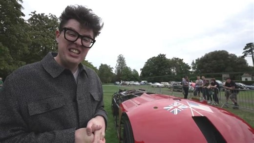 SUNBEAM 1000HP REAR ENGINE FIRED UP AT THE BEAULIEU INTERNATIONAL AUTOJUMBLE | Jane Riddiford
