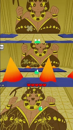 Frog vs Mural Girl Short Gameplay
