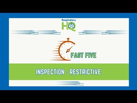 Fast 5: Restrictive Disease Common Findings | NBRC Exam Prep for RT Students