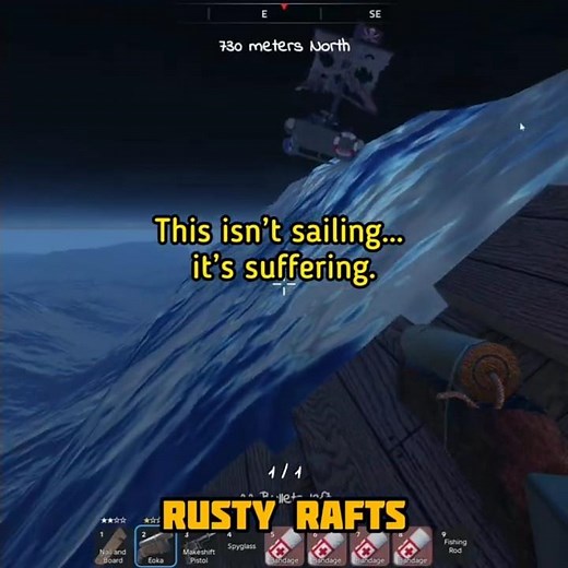 Rusty Rafts Chaos Sailing #roblox #shorts #viral #trending #memes #games #gameplay