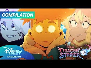 Dragon Striker: Meet the Players Compilation! 🐉⚽ | Students at Kal Asterock | Disney Channel