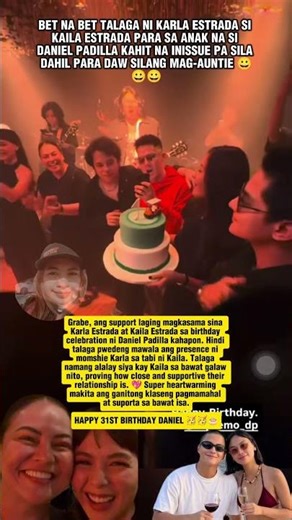 BET NA BET TALAGA NI KARLA ESTRADA SI KAILA ESTRADA PARA SA ANAK NA SI DANIEL PADILLA 😀#shorts