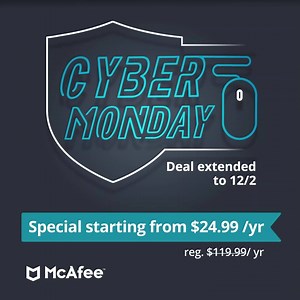 Get Premium Antivirus Protection, Safe Web Browsing, Password Manager, VPN and more! Now starting at just $24.99/year for a limited time. | McAfee | Facebook