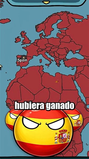 ¿Y Si España 🇪🇸 Hubiera Ganado Todas las Guerras? #countryballs