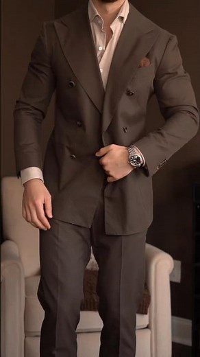 How To Style Men's Brown Suit