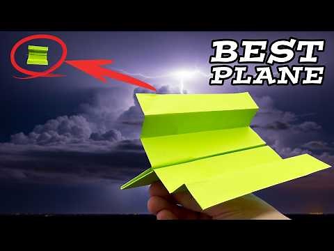 World Record Paper Plane! How to Make a Paper Airplane Easy That Flies Super Far