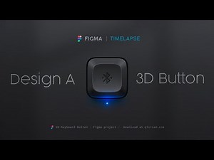 Design A 3D Button in Figma | Timelapse Tutorial