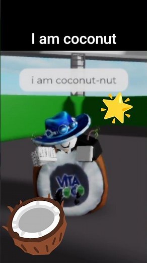 Im not boy im not girl Its COCONUT! #roblox #robloxedit #funny #coconut #trending