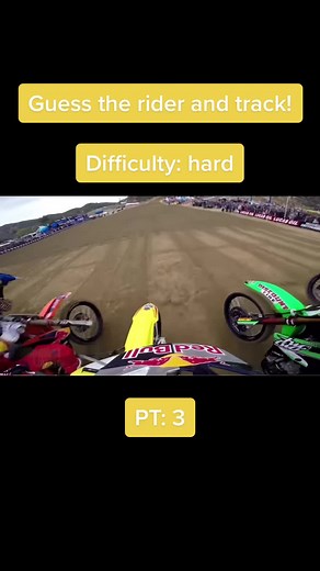 Can you figure it out? #fyp #foryou #fypシ #motomafiaofficial #motofam #motolife #motocross #moto #bikelife #viral #trending #supercross #guesstherider #guessthetrack #mototok #dirtbike #dirtbikes #MyPlayoffPicks