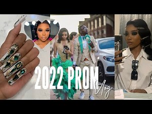 PROM VLOG / GRWM 2022 SENIOR Year (hectic ASF but LIT ASF ) Hair, Nails, Makeup, Photo shoots & MORE