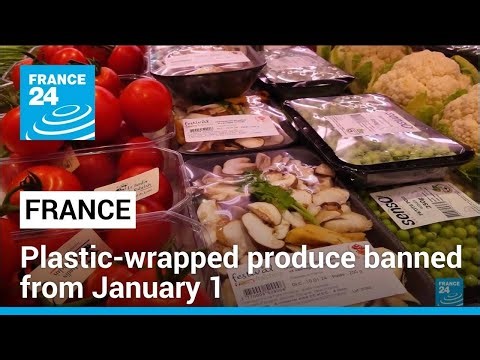 France to ban plastic packaging for fresh produce in new year