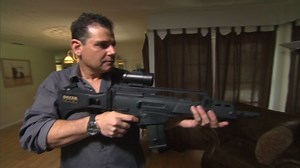 He raised $200,000 to build this toy gun