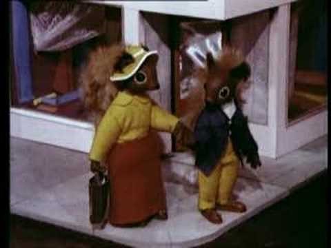 Tufty the Squirrel is very naughty