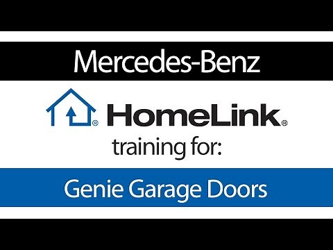HomeLink Training for Genie and Overhead Garage Door openers - Mercedes
