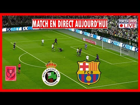 🔴 EN DIRECT: R. Racing Club vs Barcelone 🔴 Copa del Rey 2025/2026 - Huitièmes ⚽ Match Simulation