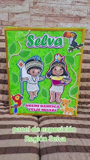 panel de exposición comidas típicas de la selva 🥰😍🤩 #peru #selva #fanyourpage #fyp #lapbook #afichecreativo #colegio #tareasescolares #exposicion #manualidades #parati #comparte #dalemeencanta #viral