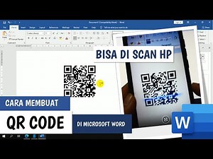How to make QR Code in Microsoft Word (Get scan With HP?
