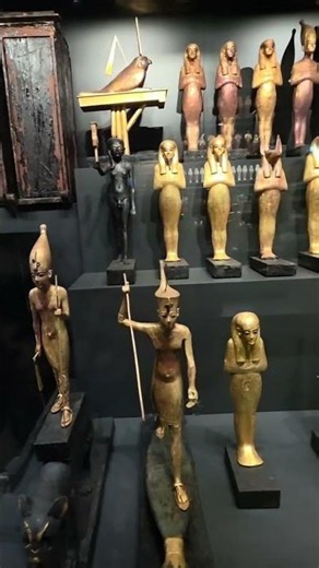 Golden Statues of Egyptian Gods