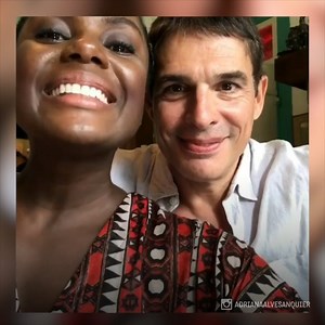 1.2M views · 5K reactions | O chef e a atriz se apaixonaram à primeira vista e decidiram viver esse amor. Olivier Anquier e Adriana Alves só não imaginaram que sofreriam tanto preconceito | Icons BR | Facebook