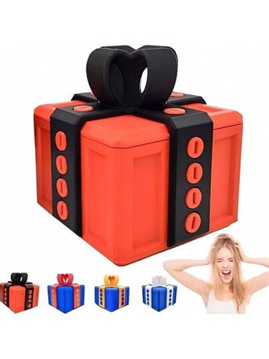 2/1pc-Annoying Gift Box With Screws Large Annoying Gift Boxes Prank Screw Box 3D Printed Figurines & Miniatures Card Container Gift Baby Shower Party Favors 2026 Happy New Year Party Packs | SHEIN