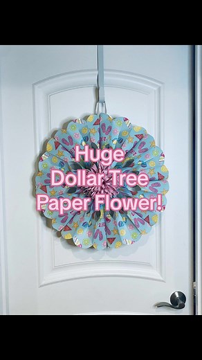 Giant Dollar Tree Paper Flower DIY