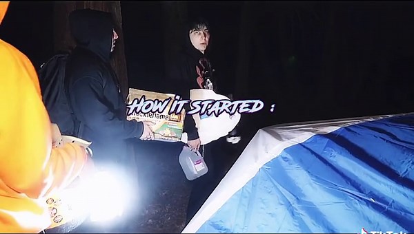 For more explanation, colby went out into the woods and left sam and the others behind, they realized he was gone and started looking for him, but they eventually found him, or he found them and they left immediately 😭 #samandcolby #witchesforest #fypシ #fyppp #stupidthings