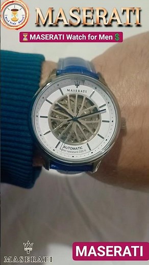 ⏳️💲MASERATI WATCH🚘Automatic for Men💲 #maserati #watch #watches #luxurywatches #fossil