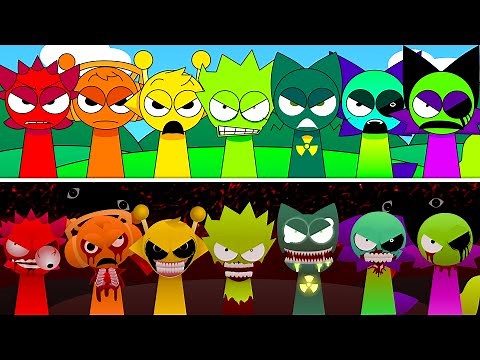 Incredibox: Sprunki Pyramixed But ANGRY Version 👿😠😡 Normal VS Horror (NEW MOD)