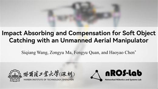 Impact Absorbing and Compensation for Heavy Object Catching with an UAM