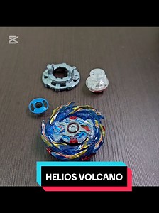 Intense Beyblade Battles with Helios Volcano