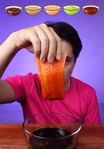 SALMON SASHIMI #asmr #mukbang