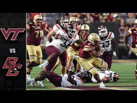 Virginia Tech vs. Boston College Football Highlights (2019)