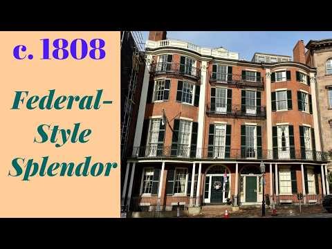 William H. Prescott House, c. 1808, Boston, MA: Federal-Style Splendor - History Bites: New England
