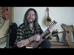 Greensleeves on 8 string ukulele in renaissance guitar tuning