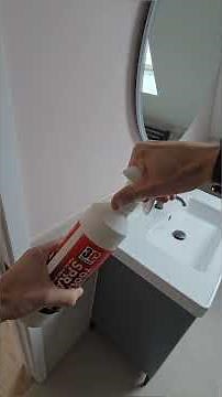 How to seal a bathroom sink 💧 #satisfying #oddlysatisfyingvideos #oddlysatisfying #masticman