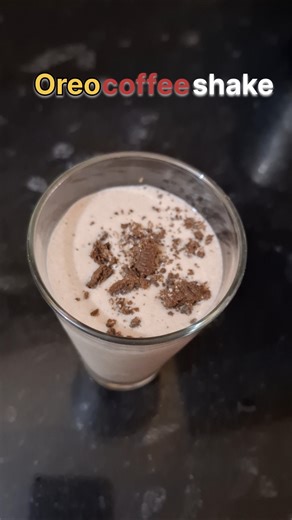 Oreo Coffee Shake in 30 Seconds | Creamy & Delicious ☕🍪||cold coffee