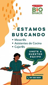 19 reactions · 3 comments | Quieres ser parte de una experiencia unica? Unete a nuestro equipo de Bio Shack y Bio Shack Restaurant! Envia tu resume a bioshack2014@gmail.com! 35 Calle Verdun  787-383-5029 www.bioshackstore.com Domingo a Viernes 9:00 am -4:30 pm #AyunoSustentado #DoctorNormans #potato #carrot #Vegan #VeganRestaurant #veganboutique #veganosenpuertorico | Bio Shack | Facebook