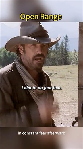 Boss vs Charley Brutal Moral Argument 🤠 Open Range (2003)