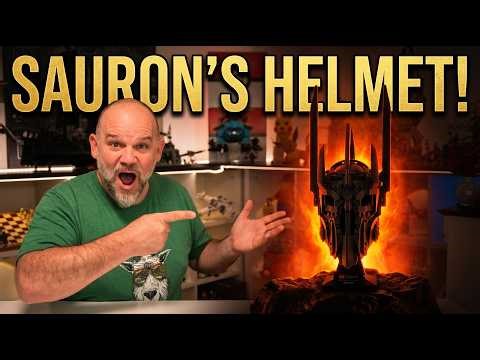 We Built the LEGO Sauron's Helmet!