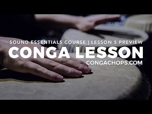 How to Play an Essential Sound Exercise for Congas | Lesson Preview // Conga Chops